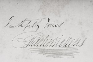 Firma de Charles Dickens (1812-70) 1853